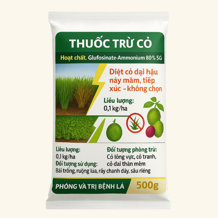 Thuốc Trừ Cỏ Glufosinate - Ammonium 80% SG